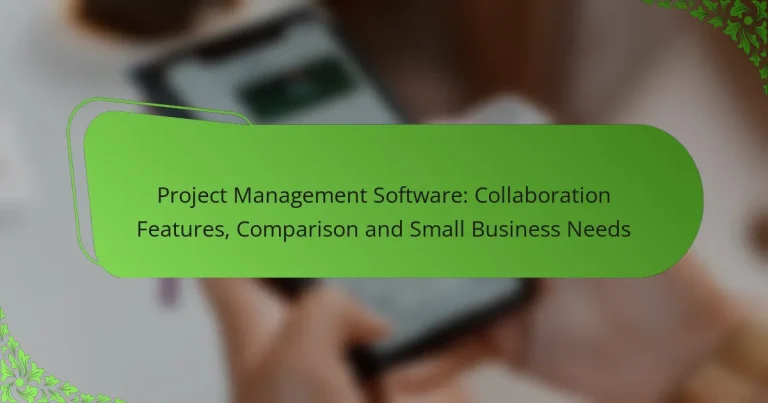 Project Management Software: Collaboration Features, Comparison and Small Business Needs
